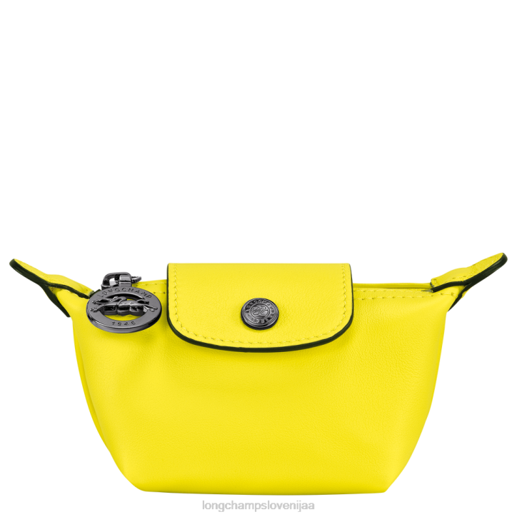 NR0N546 usnjeni izdelki limona moški Longchamp denarnica za kovance le pliage xtra