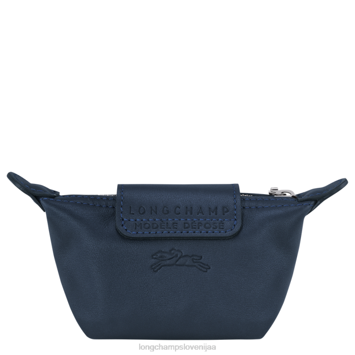 NR0N547 usnjeni izdelki mornarica moški Longchamp denarnica za kovance le pliage xtra