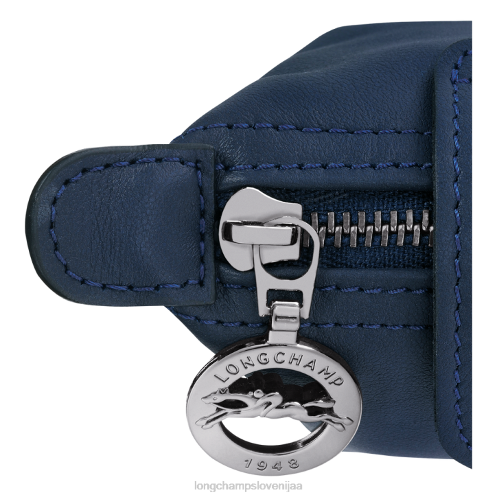 NR0N547 usnjeni izdelki mornarica moški Longchamp denarnica za kovance le pliage xtra