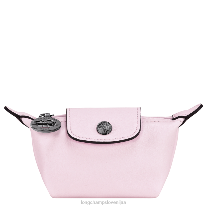 NR0N549 usnjeni izdelki cvetni listi roza moški Longchamp denarnica za kovance le pliage xtra