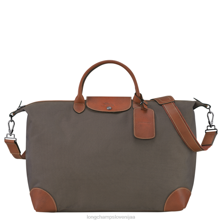 NR0N769 vrečke rjav moški Longchamp potovalna torba boxford
