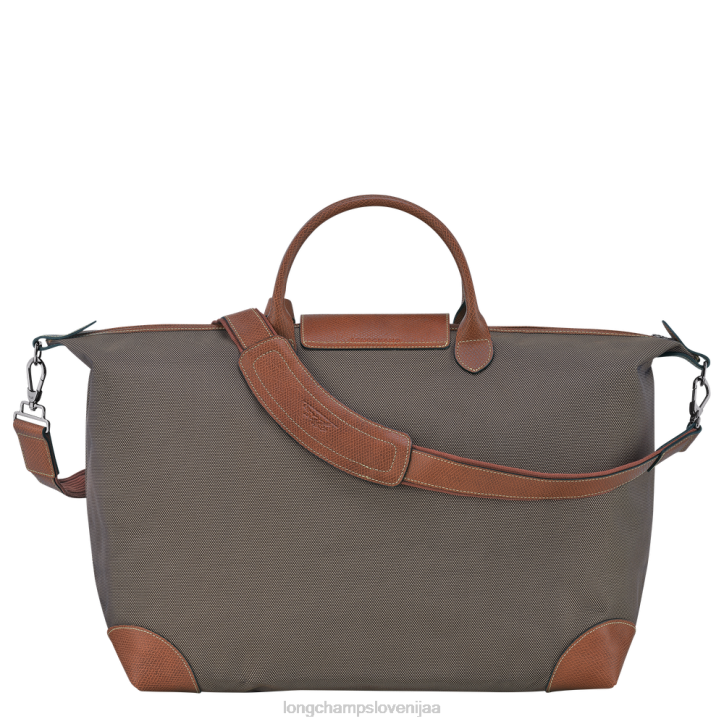 NR0N769 vrečke rjav moški Longchamp potovalna torba boxford
