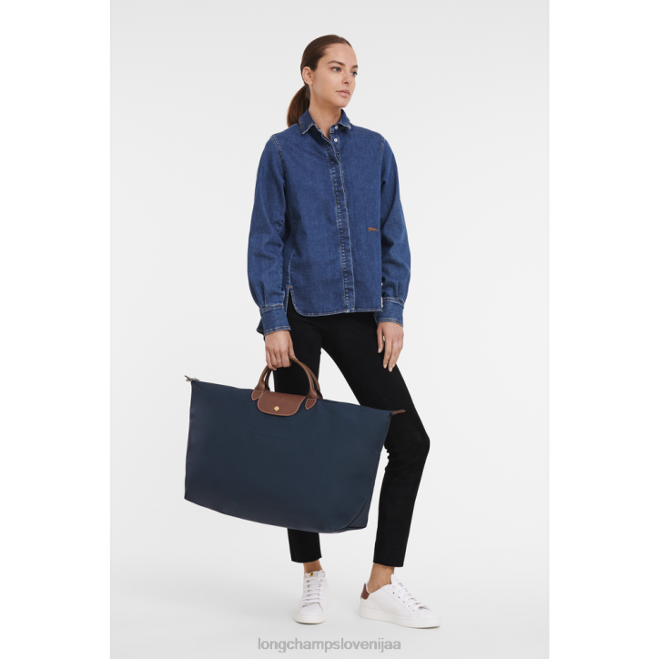 NR0N815 vrečke mornarica moški Longchamp originalna potovalna torba le pliage