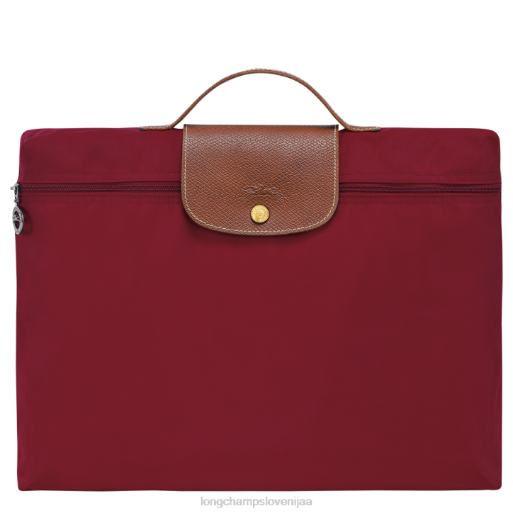 NR0N487 vrečke rdeča moški Longchamp originalna aktovka le pliage