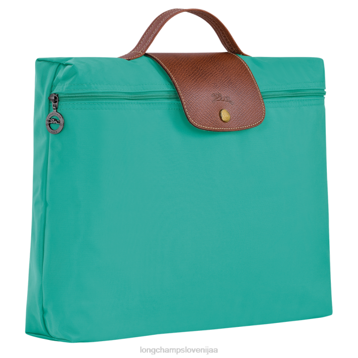 NR0N489 vrečke turkizna moški Longchamp originalna aktovka le pliage