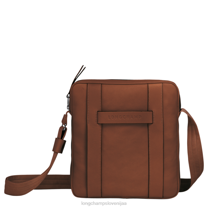 NR0N1126 vrečke konjak moški Longchamp 3d torba za čez ramo