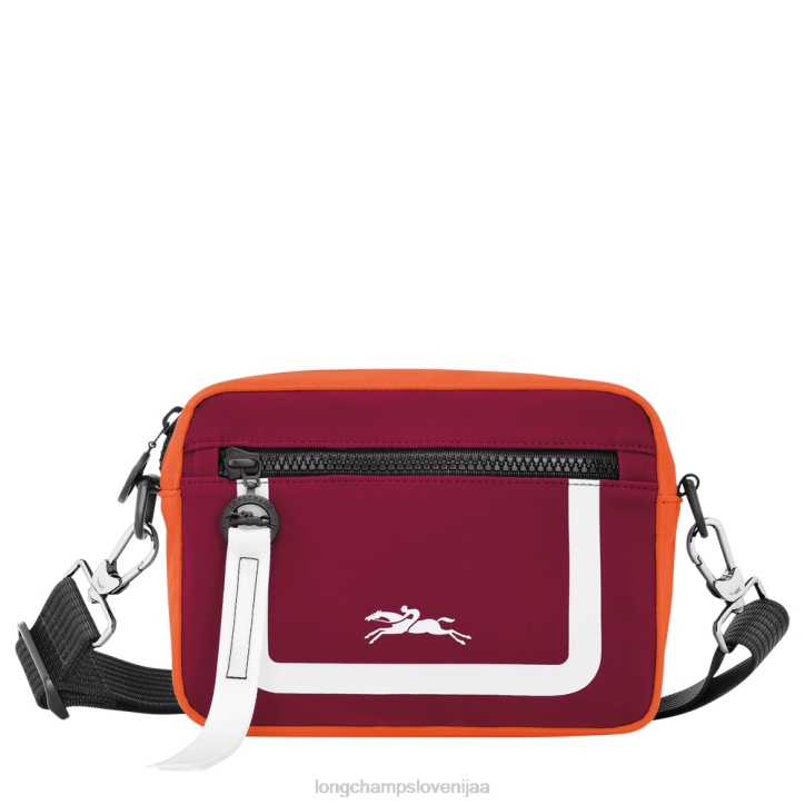 NR0N335 vrečke oranžna/bordo moški Longchamp torba za fotoaparat kolekcije le pliage