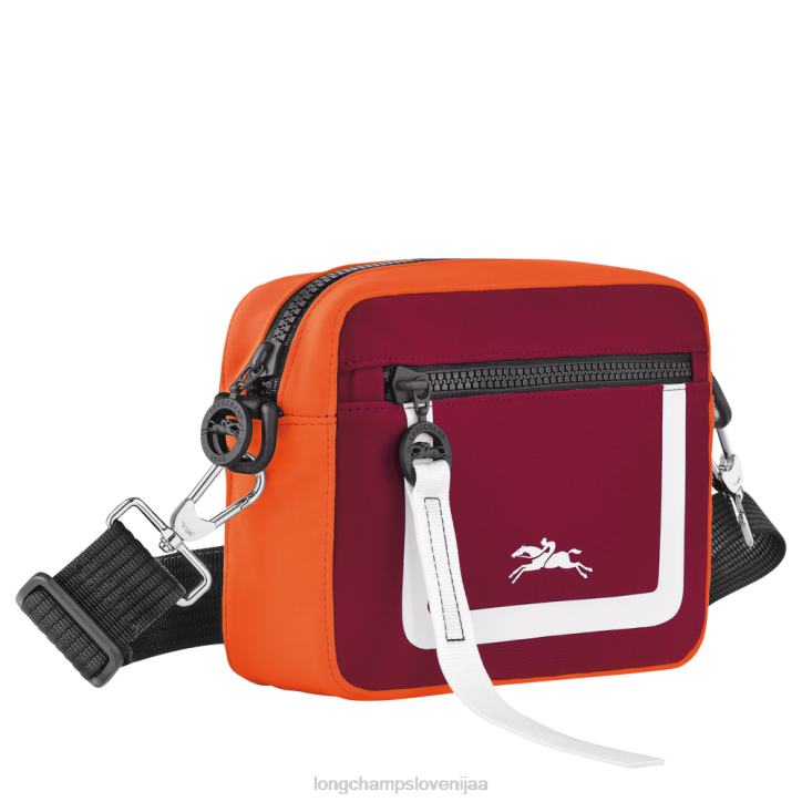 NR0N335 vrečke oranžna/bordo moški Longchamp torba za fotoaparat kolekcije le pliage