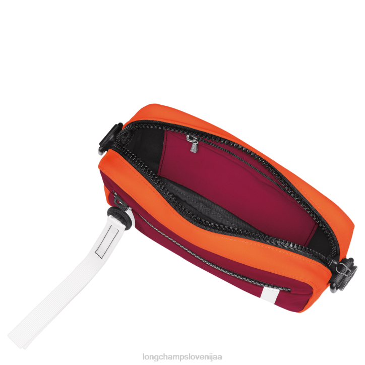 NR0N335 vrečke oranžna/bordo moški Longchamp torba za fotoaparat kolekcije le pliage