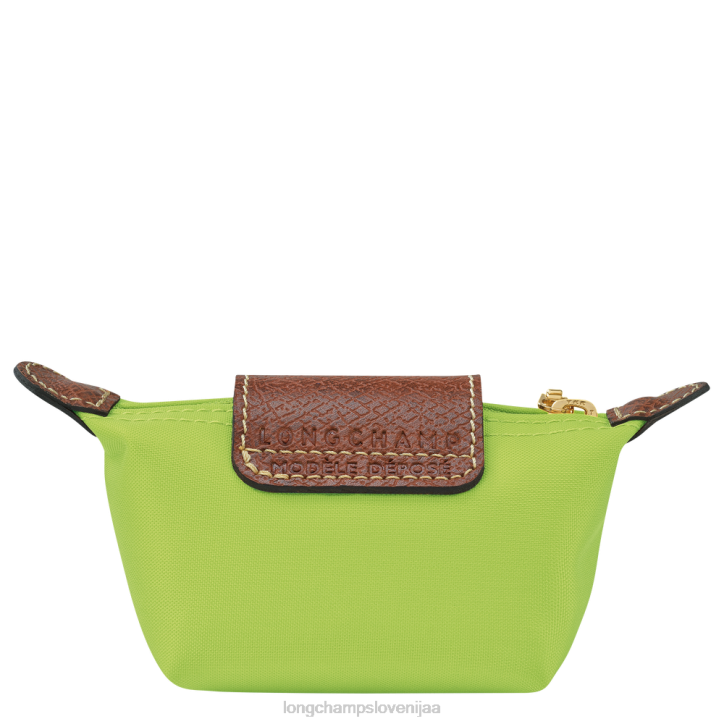 NR0N500 usnjeni izdelki zelena luč ženske Longchamp le pliage original denarnica za kovance