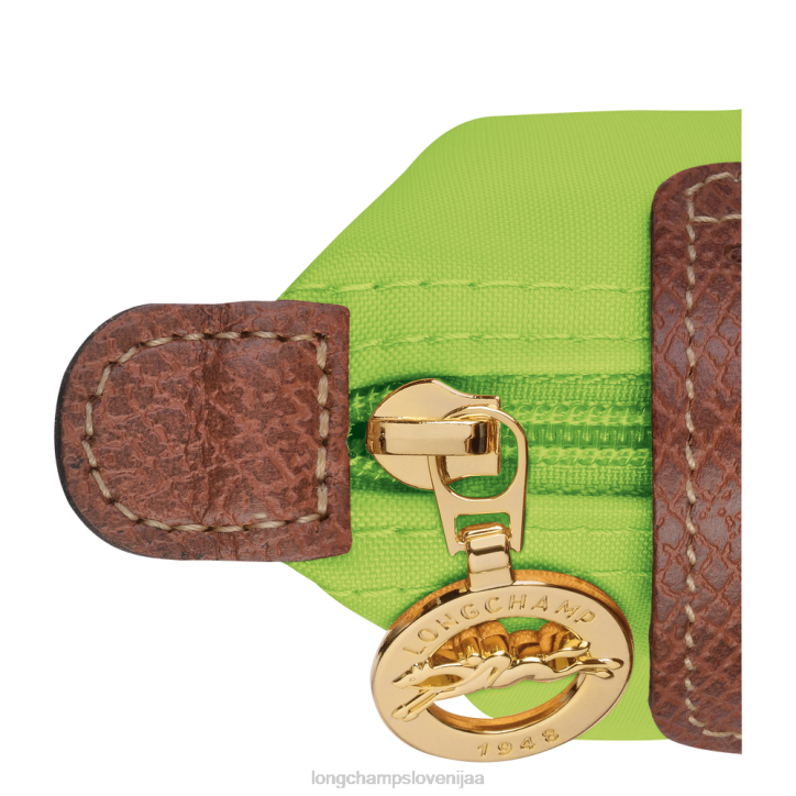 NR0N500 usnjeni izdelki zelena luč ženske Longchamp le pliage original denarnica za kovance