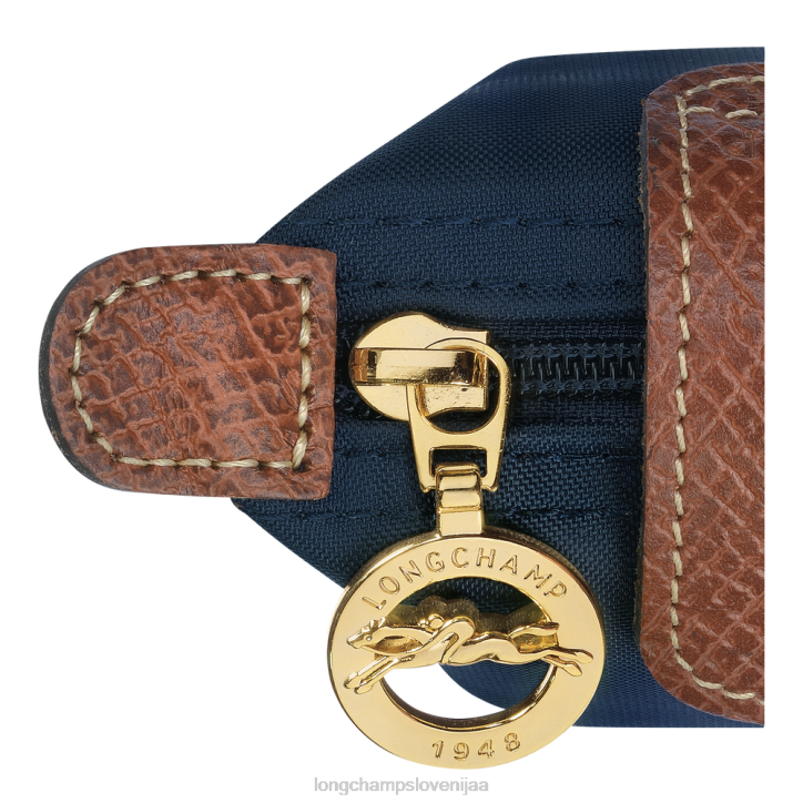 NR0N502 usnjeni izdelki mornarica ženske Longchamp le pliage original denarnica za kovance