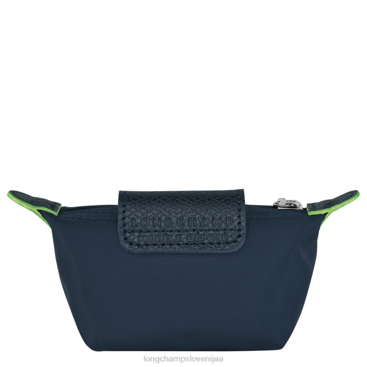 NR0N510 usnjeni izdelki mornarica ženske Longchamp le pliage zelena denarnica za kovance