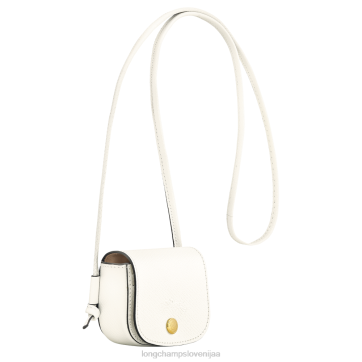 NR0N532 usnjeni izdelki bela ženske Longchamp denarnica za kovance epure z usnjeno čipko
