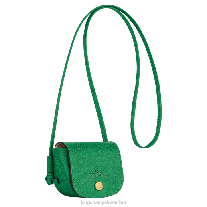 NR0N534 usnjeni izdelki zelena ženske Longchamp denarnica za kovance epure z usnjeno čipko