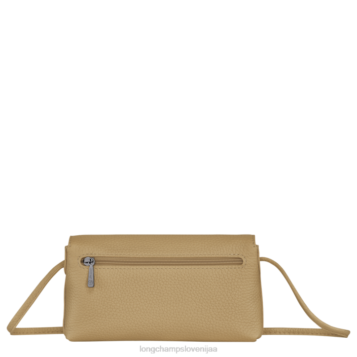 NR0N10 usnjeni izdelki bež ženske Longchamp Roseau Essential sklopka