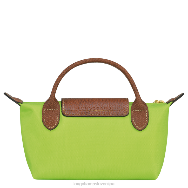 NR0N663 usnjeni izdelki zelena luč ženske Longchamp originalna torbica le pliage z ročajem