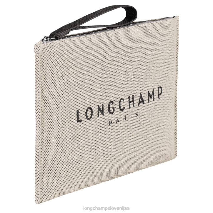 NR0N681 usnjeni izdelki ekru ženske Longchamp roseau torbica
