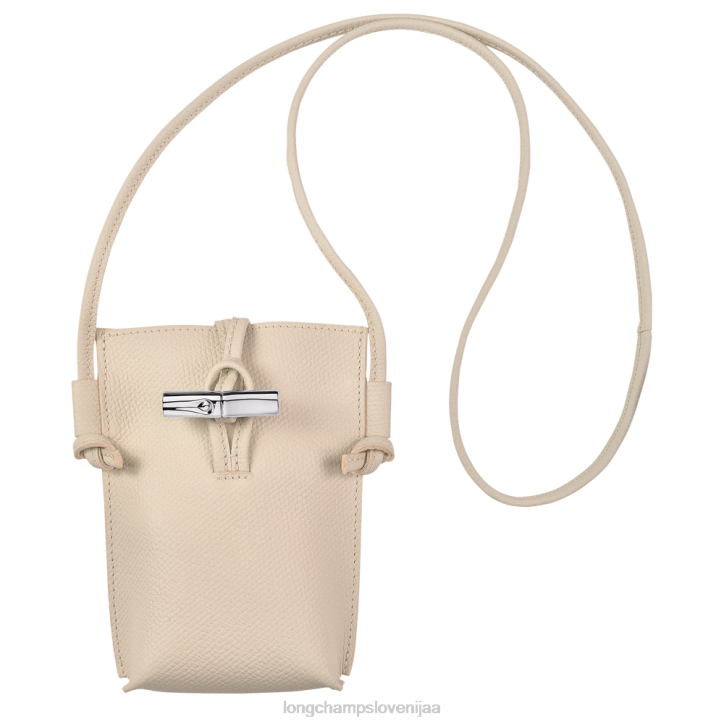NR0N686 usnjeni izdelki papir ženske Longchamp roseau etui za telefon s čipko - Kliknite sliko za zapiranje