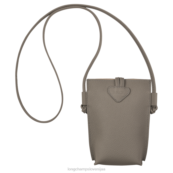 NR0N688 usnjeni izdelki grlica ženske Longchamp roseau etui za telefon s čipko