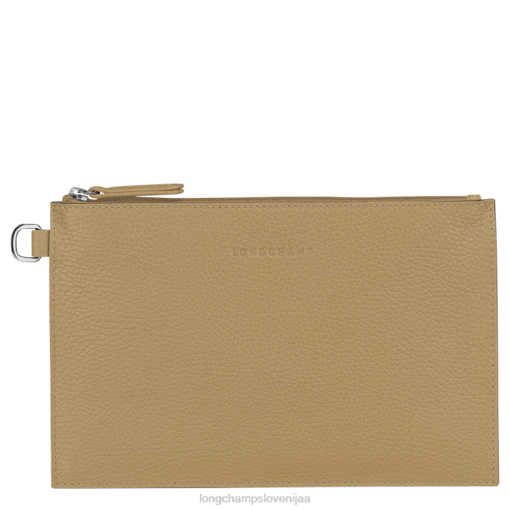 NR0N691 usnjeni izdelki bež ženske Longchamp Roseau Essential torbica
