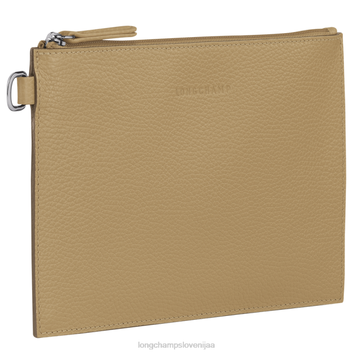 NR0N691 usnjeni izdelki bež ženske Longchamp Roseau Essential torbica