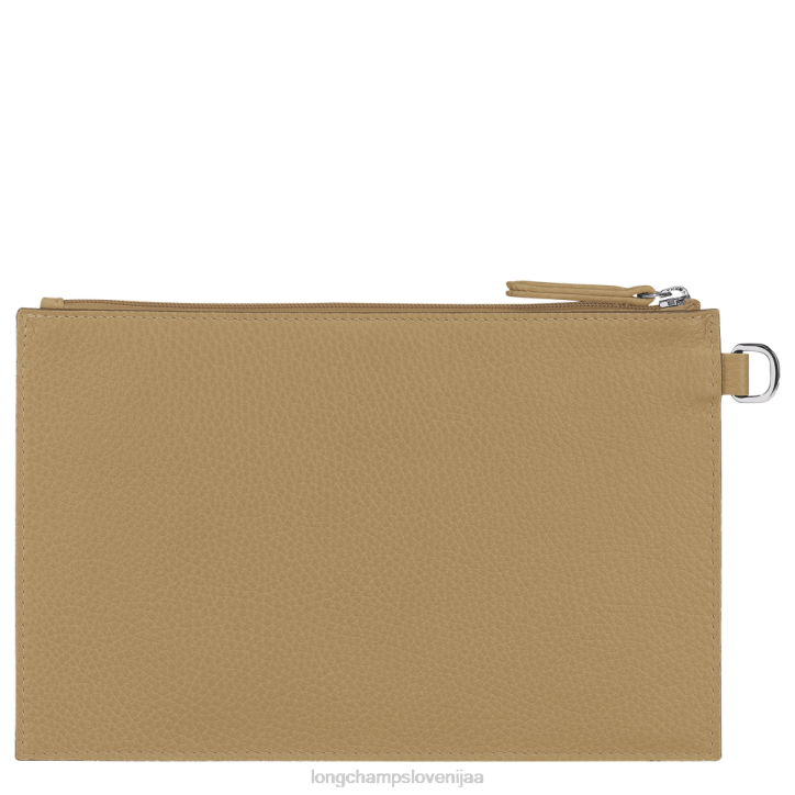 NR0N691 usnjeni izdelki bež ženske Longchamp Roseau Essential torbica
