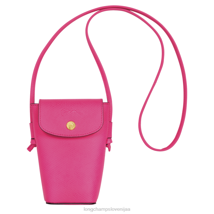 NR0N710 usnjeni izdelki fuksija ženske Longchamp etui za telefon epure z usnjeno čipko