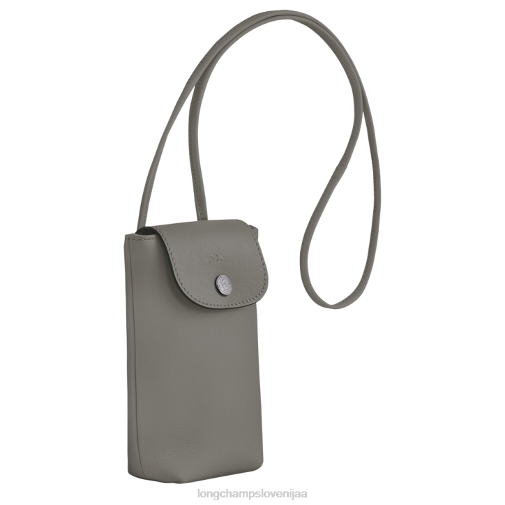 NR0N721 usnjeni izdelki grlica ženske Longchamp etui za telefon le pliage xtra z usnjeno čipko