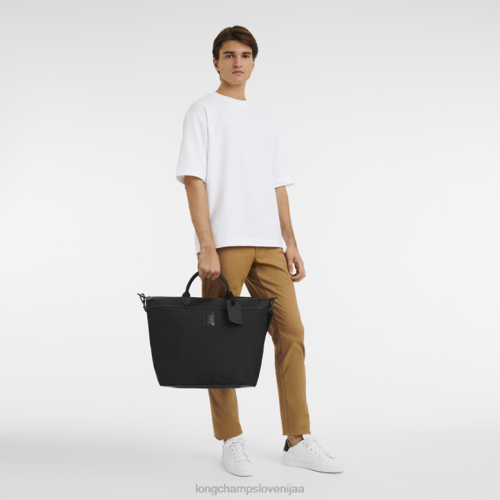 NR0N762 vrečke Črna ženske Longchamp potovalna torba boxford