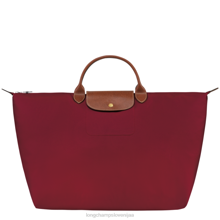 NR0N807 vrečke rdeča ženske Longchamp originalna potovalna torba le pliage