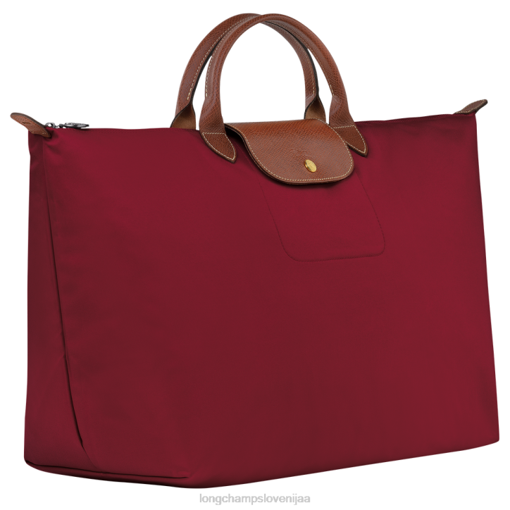 NR0N807 vrečke rdeča ženske Longchamp originalna potovalna torba le pliage