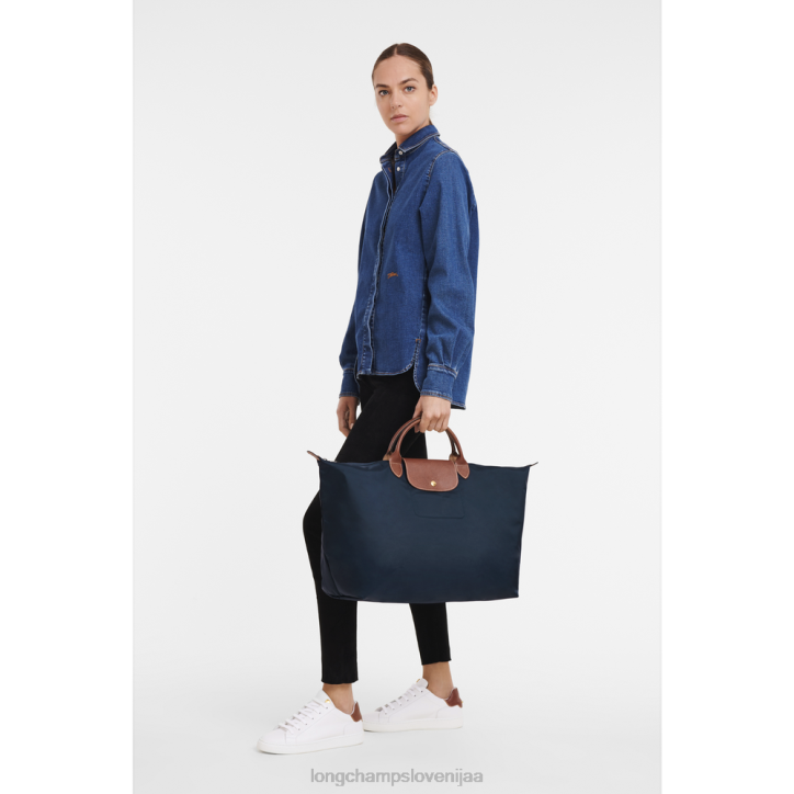 NR0N808 vrečke mornarica ženske Longchamp originalna potovalna torba le pliage