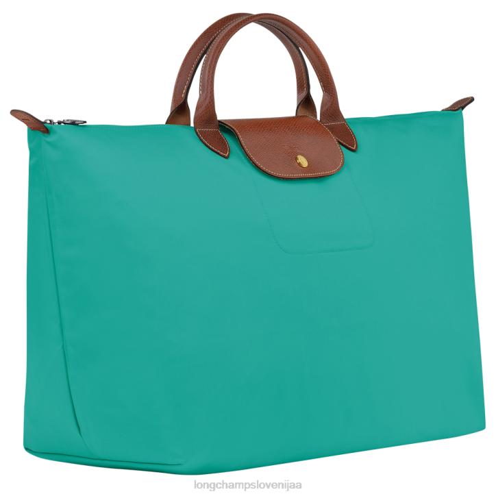 NR0N809 vrečke turkizna ženske Longchamp originalna potovalna torba le pliage