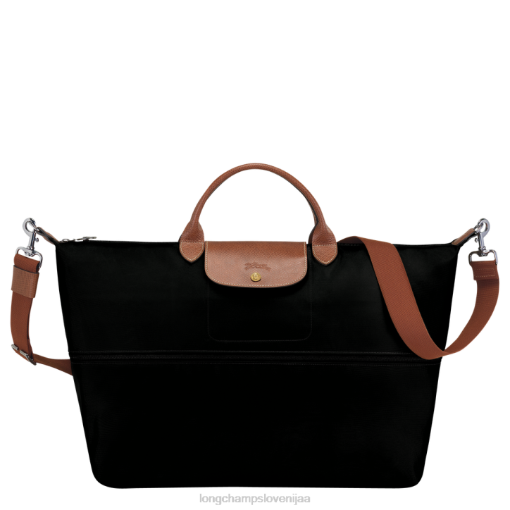 NR0N819 vrečke Črna ženske Longchamp originalna potovalna torba le pliage, razširljiva