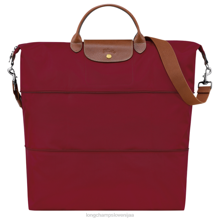 NR0N820 vrečke rdeča ženske Longchamp originalna potovalna torba le pliage, razširljiva