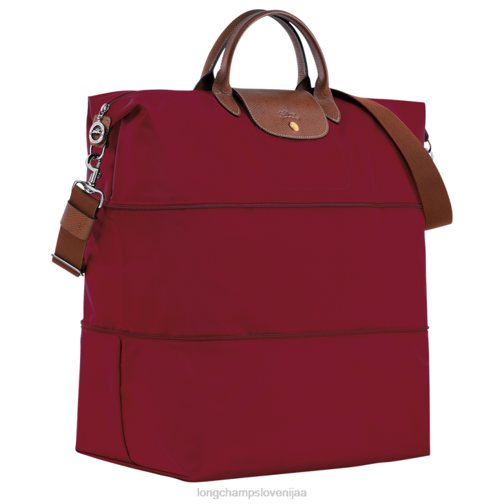 NR0N820 vrečke rdeča ženske Longchamp originalna potovalna torba le pliage, razširljiva