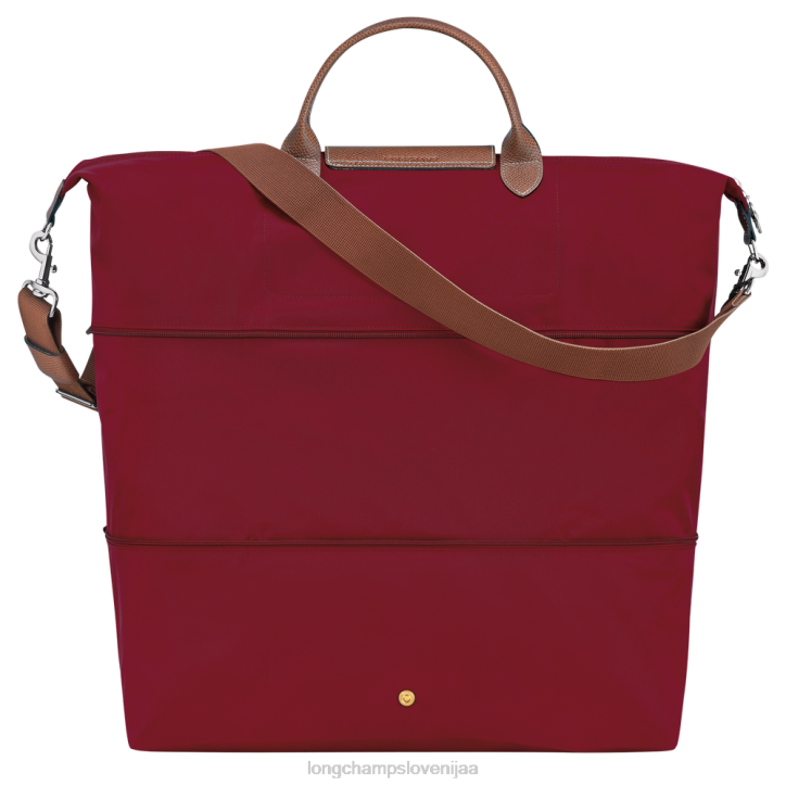 NR0N820 vrečke rdeča ženske Longchamp originalna potovalna torba le pliage, razširljiva