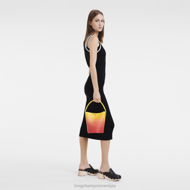 NR0N133 vrečke rumena/oranžna ženske Longchamp epure bucket bag