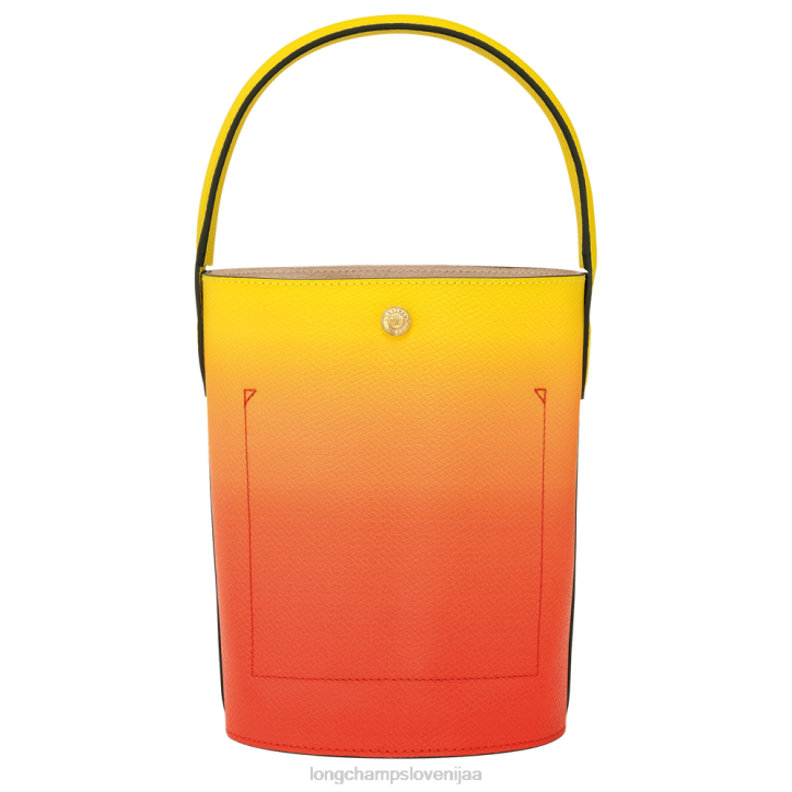 NR0N133 vrečke rumena/oranžna ženske Longchamp epure bucket bag