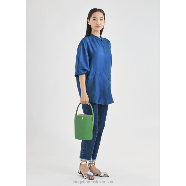NR0N136 vrečke zelena ženske Longchamp epure bucket bag