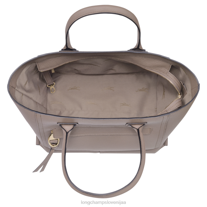 NR0N172 vrečke taupe ženske Longchamp nabiralnik torbica
