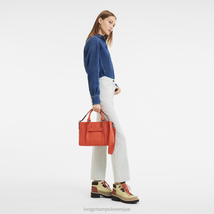 NR0N179 vrečke oranžna ženske Longchamp 3d torbica