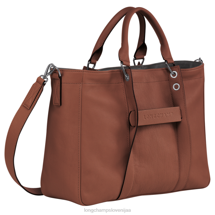 NR0N185 vrečke konjak ženske Longchamp 3d torbica