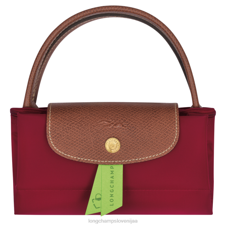 NR0N199 vrečke rdeča ženske Longchamp originalna torbica le pliage