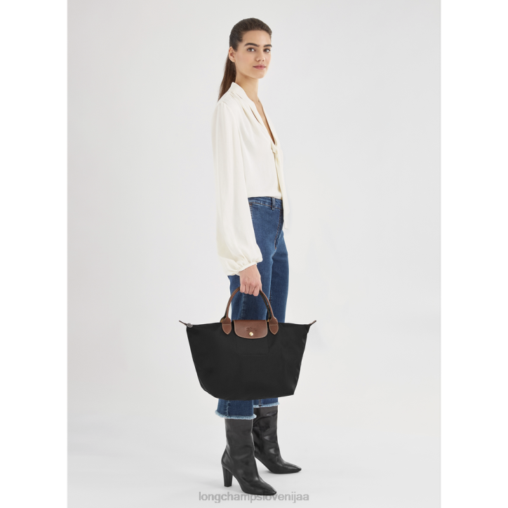 NR0N204 vrečke Črna ženske Longchamp originalna torbica le pliage