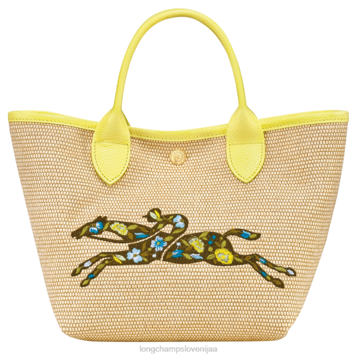 NR0N60 vrečke rumena ženske Longchamp košarasta torba le panier pliage