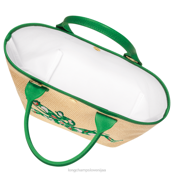 NR0N61 vrečke zelena ženske Longchamp košarasta torba le panier pliage