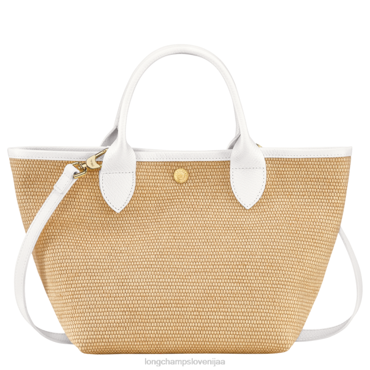 NR0N63 vrečke bela ženske Longchamp košarasta torba le panier pliage