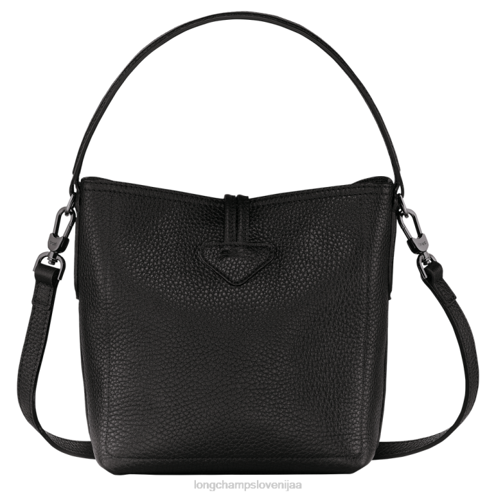 NR0N92 vrečke Črna ženske Longchamp Roseau Essential bucket bag